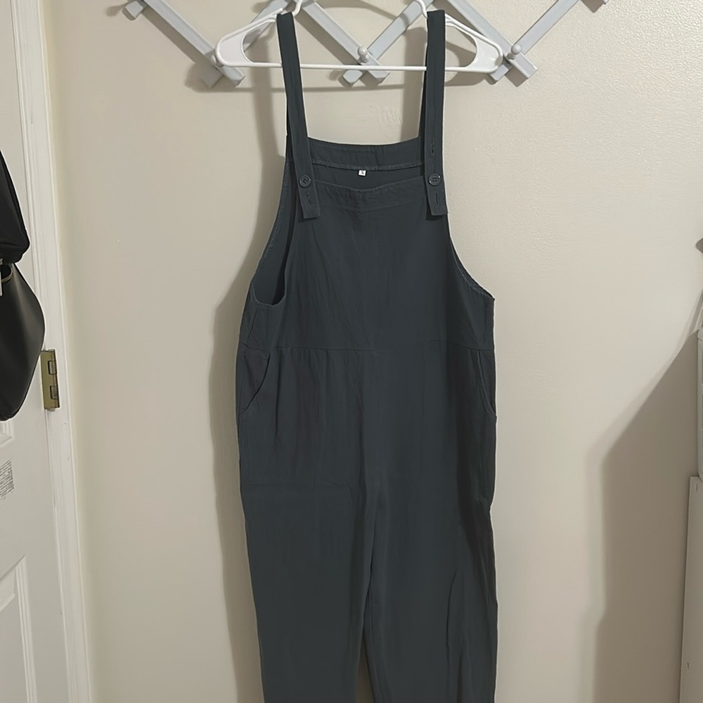 Teal jumpsuit overalls